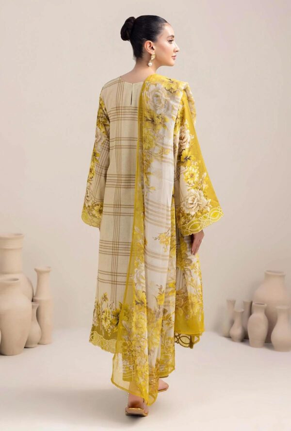 3 Piece - Printed & Embroidered Adans Liba Suit - AL-308 - Image 2