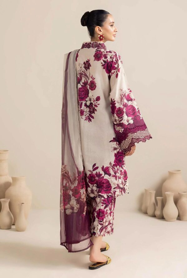 3 Piece - Printed & Embroidered Adans Liba Suit - AL-311 - Image 2