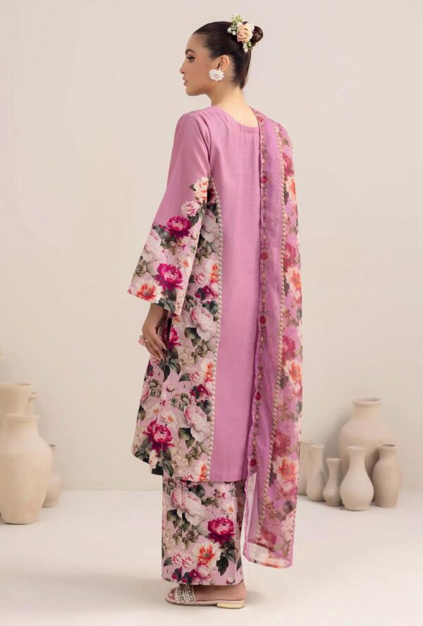 3 Piece - Printed & Embroidered Adans Liba Suit - AL-315 - Image 2