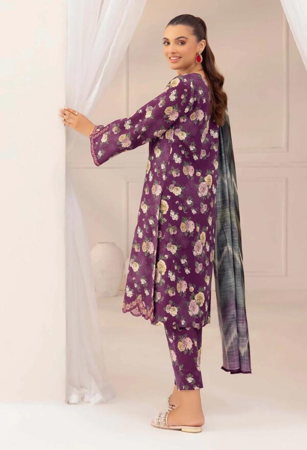 3 Piece – Printed & Embroidered Adans Liba Suit – AL-323 - Image 2