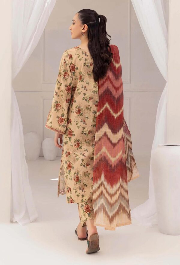 3 Piece – Printed & Embroidered Adans Liba Suit – AL-324 - Image 3