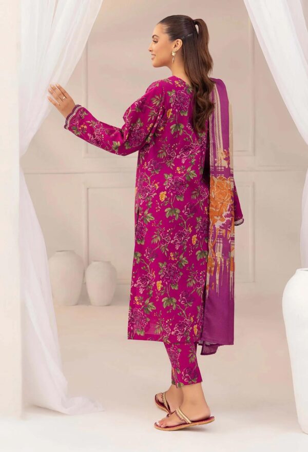 3 Piece – Printed & Embroidered Adans Liba Suit – AL-325 - Image 2