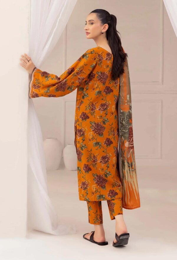 3 Piece – Printed & Embroidered Adans Liba Suit – AL-326 - Image 2